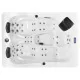 spa jacuzzi du extérieur SPAtec 450B blanc