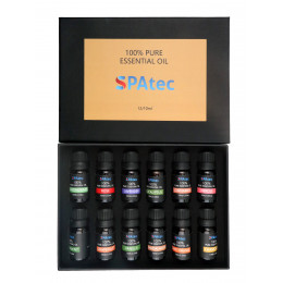 Aromaterapia: confezione da 12 aromi (Vasche Spatec)